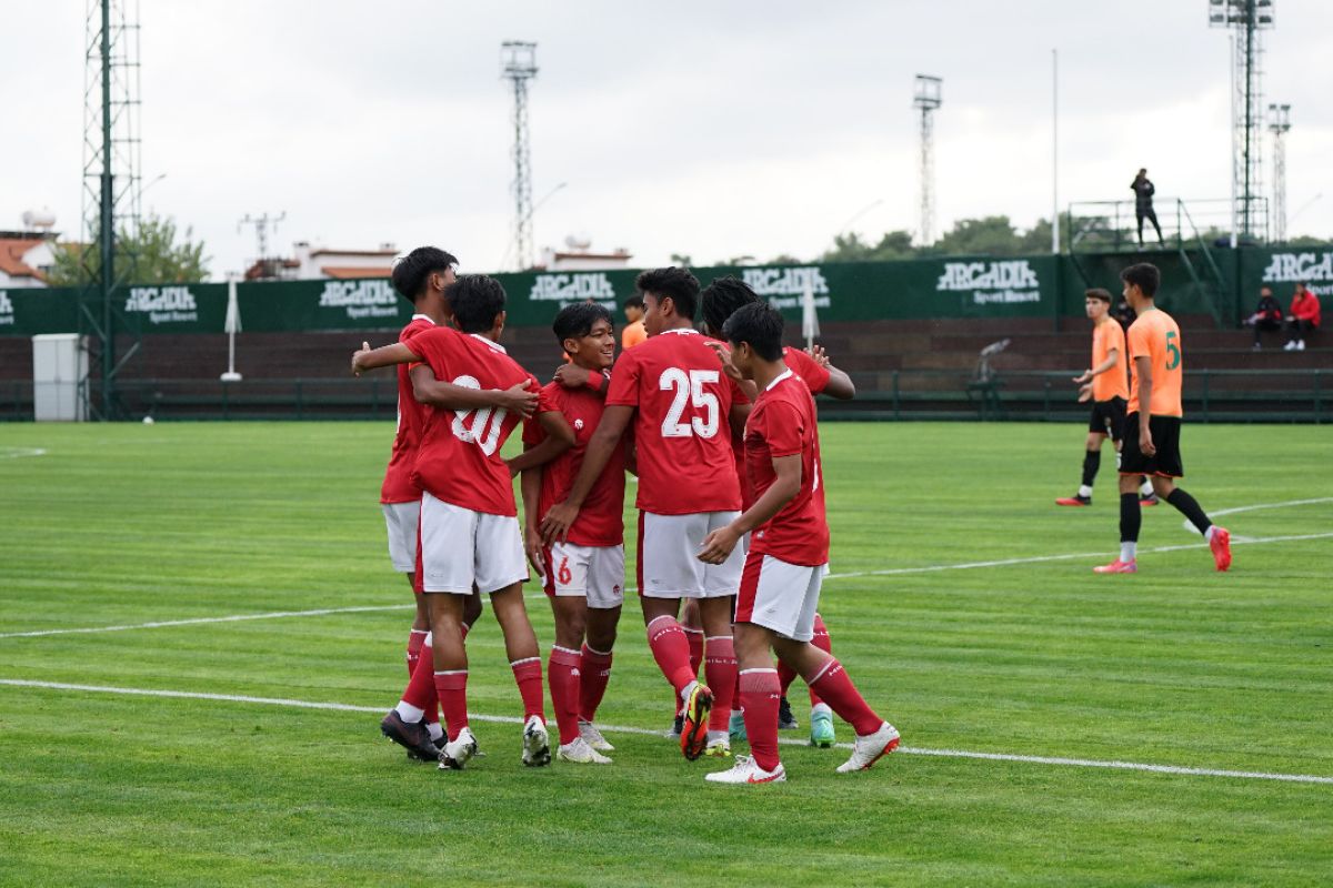 Timnas Indonesia U-18 tundukkan Alanyaspor 4-0 di Turki