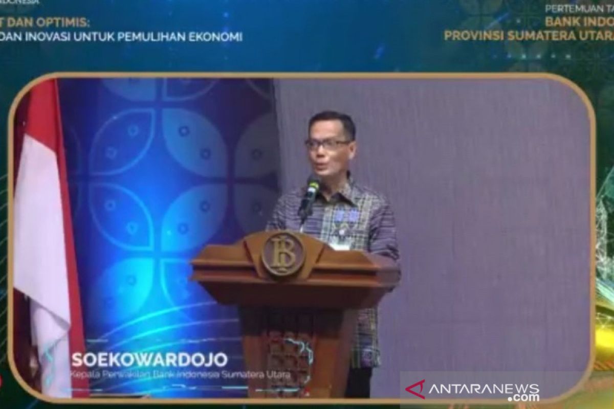 BI: Pertumbuhan ekonomi Sumut pada 2022 ikuti target nasional