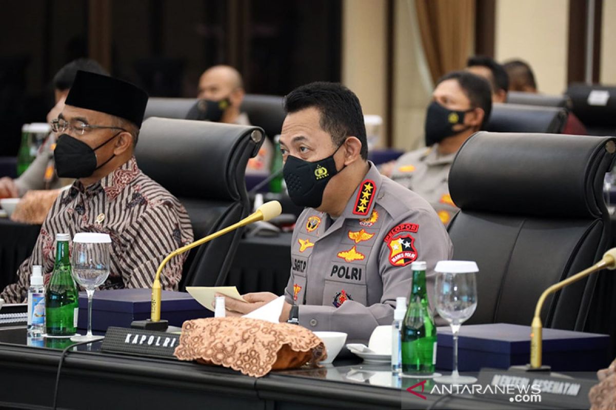 Kapolri paparkan strategi cegah lonjakan COVID-19 Natal-Tahun Baru