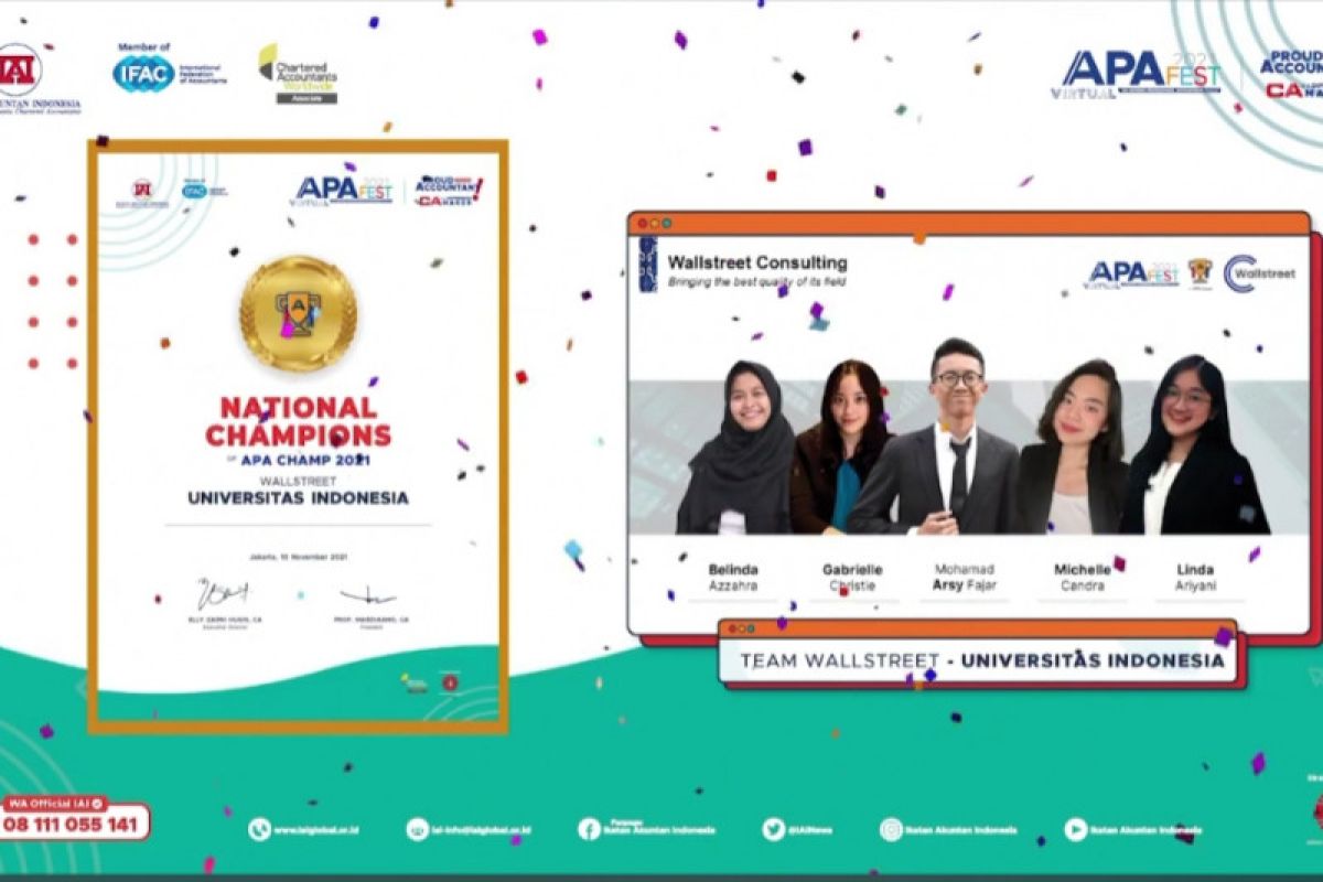 Mahasiswa FEB UI angkatan 2018 raih dua penghargaan dari Ikatan Akuntan Indonesia