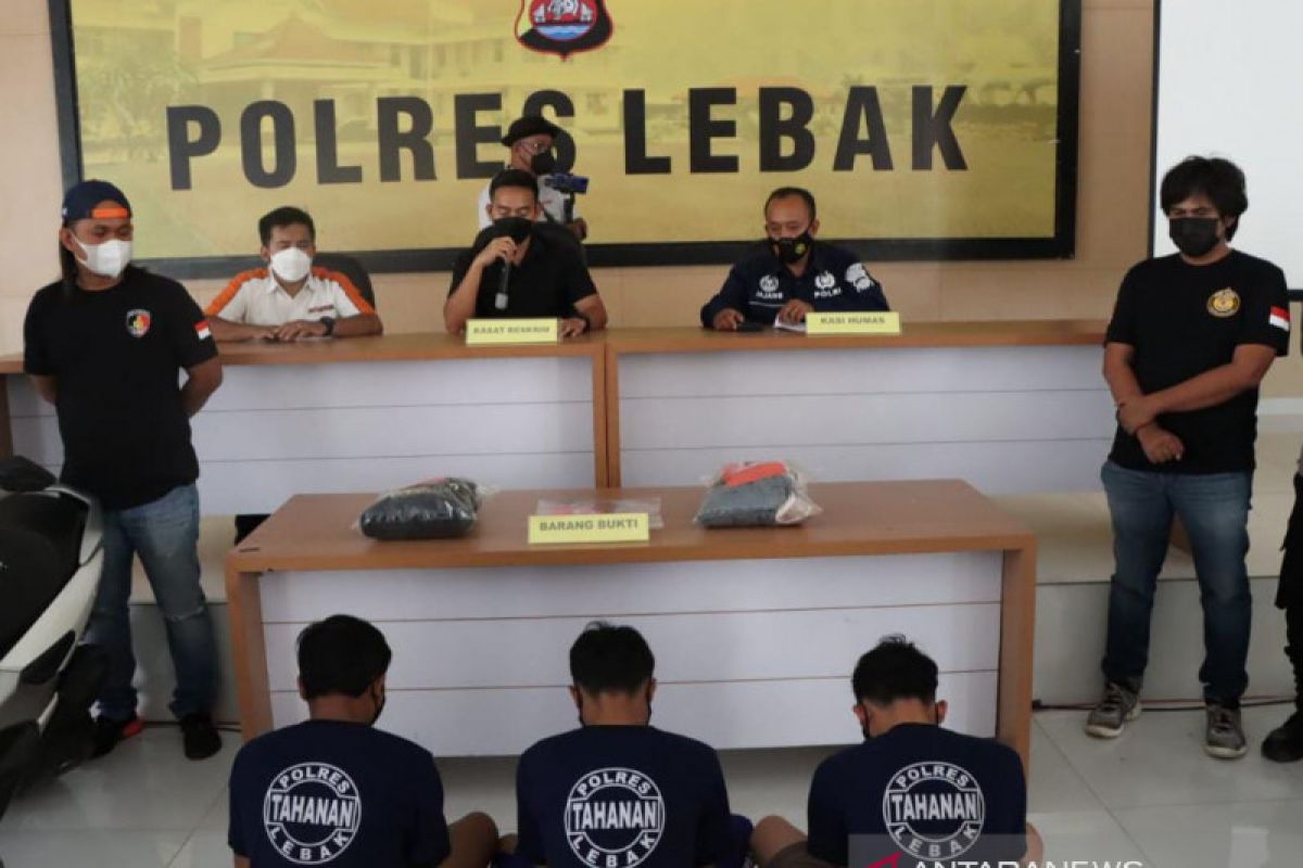 Polres Lebak tangkap tiga pelaku pengeroyokan pelajar SMK