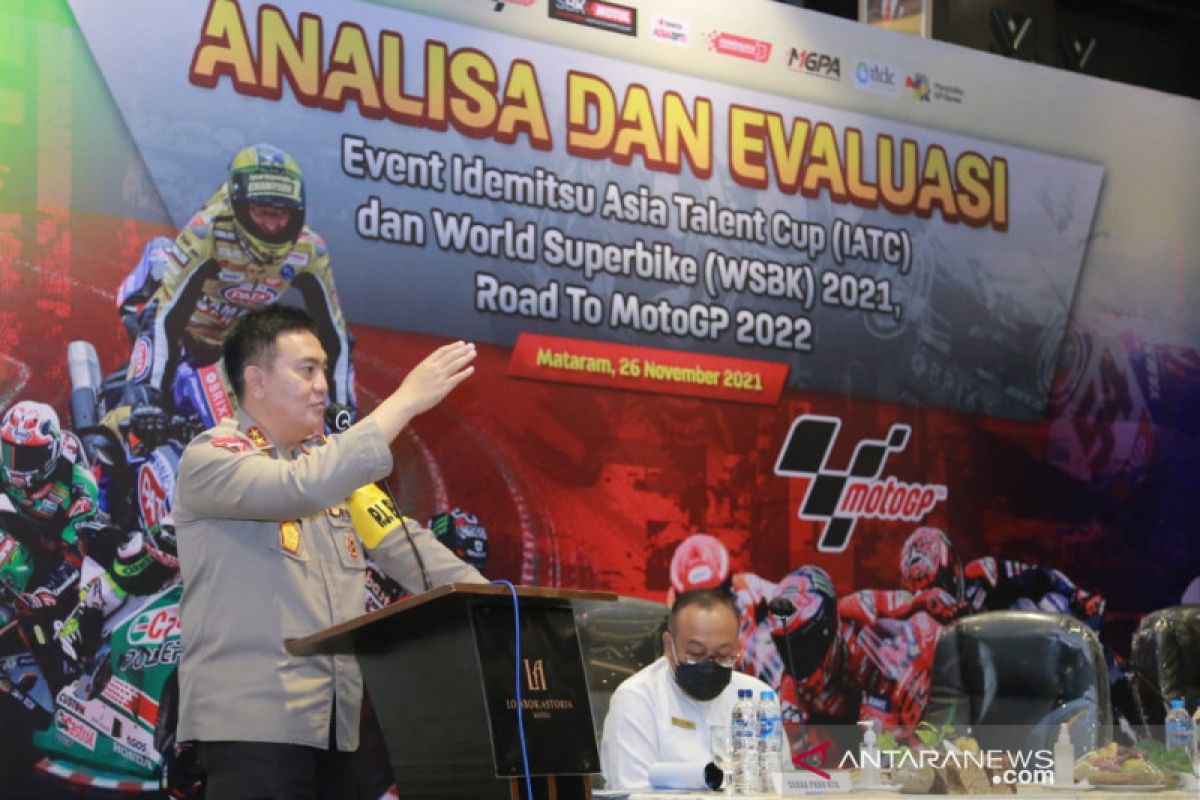 Kapolda NTB beberkan catatan evaluasi perhelatan WSBK 2021