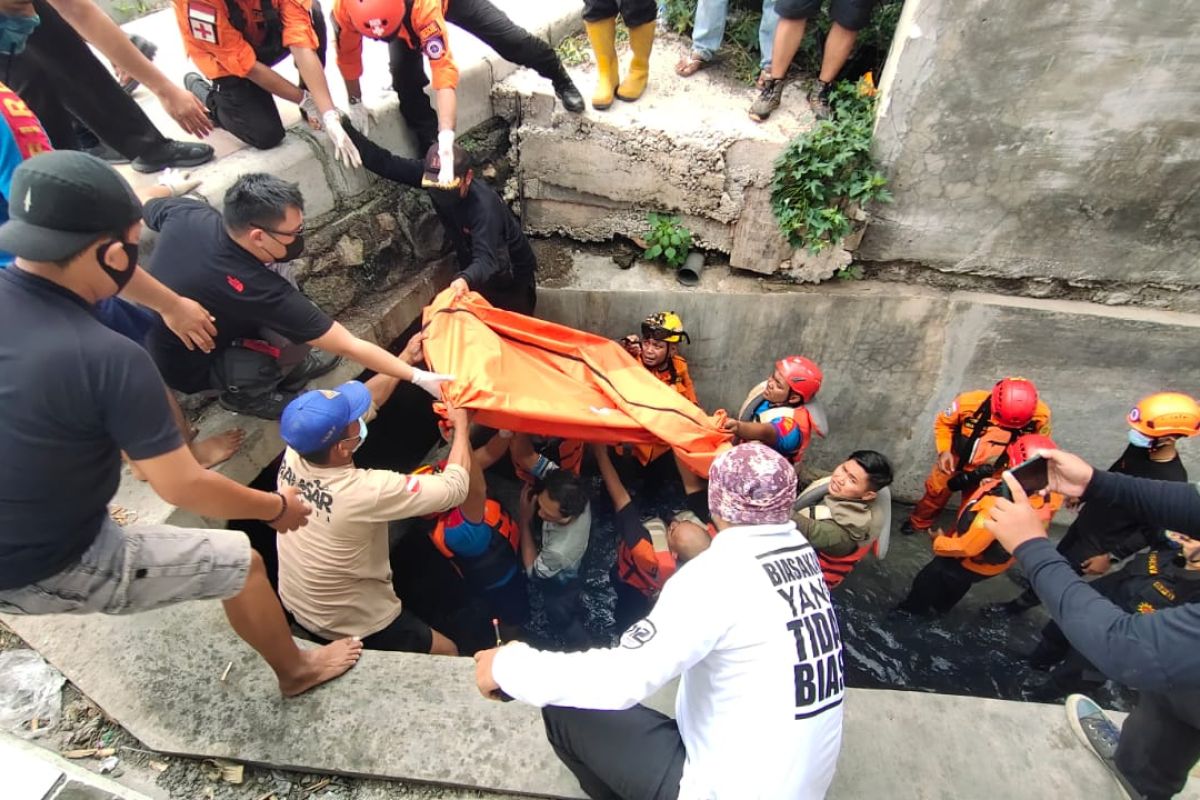 Tim gabungan temukan jenazah balita tenggelam di box culvert