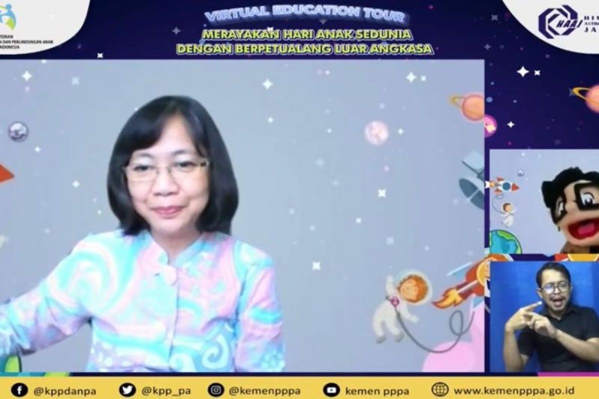 Peringati Hari Anak Sedunia KPPPA ajak anak ikuti Virtual Education Tour