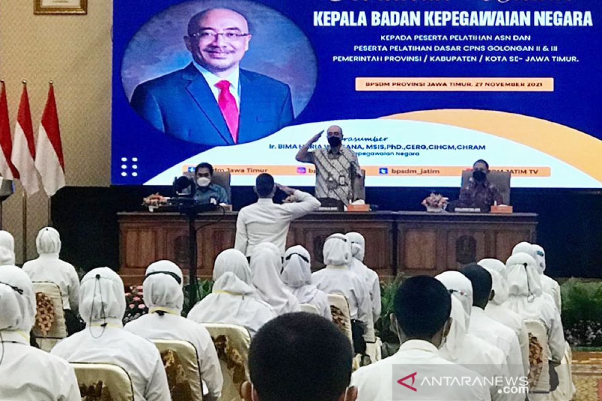 Kepala BKN:ASN jangan berhenti ikuti pembinaan hingga pensiun