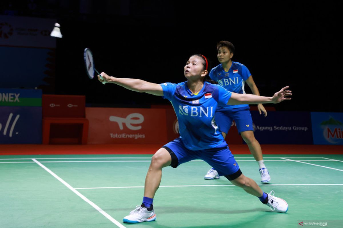 All England 2022 - Ganda putri Indonesia Greysia/Apriyani mundur karena cedera