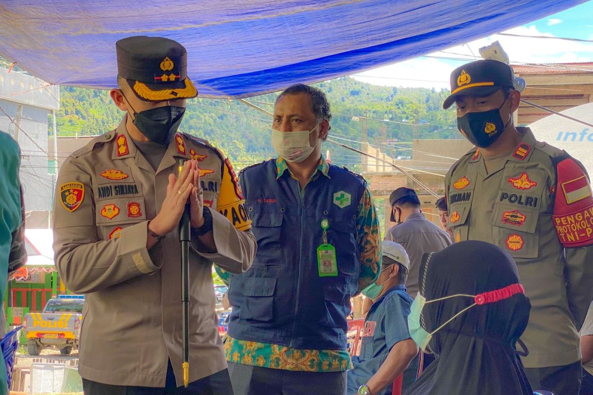 Warga serbu Gebyar Vaksinasi Presisi Polres Enrekang