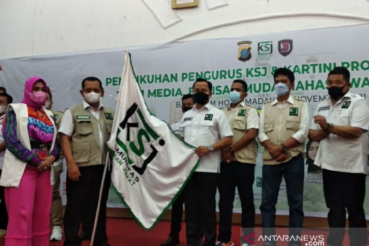 Pengukuhan komunitas sedekah jumat Sumut, AKBP Ikhwan : bersedekah, investasi dunia akhirat