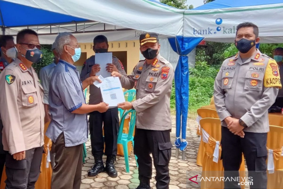 Polda Kalsel suntik 633 warga Kabupaten Banjar