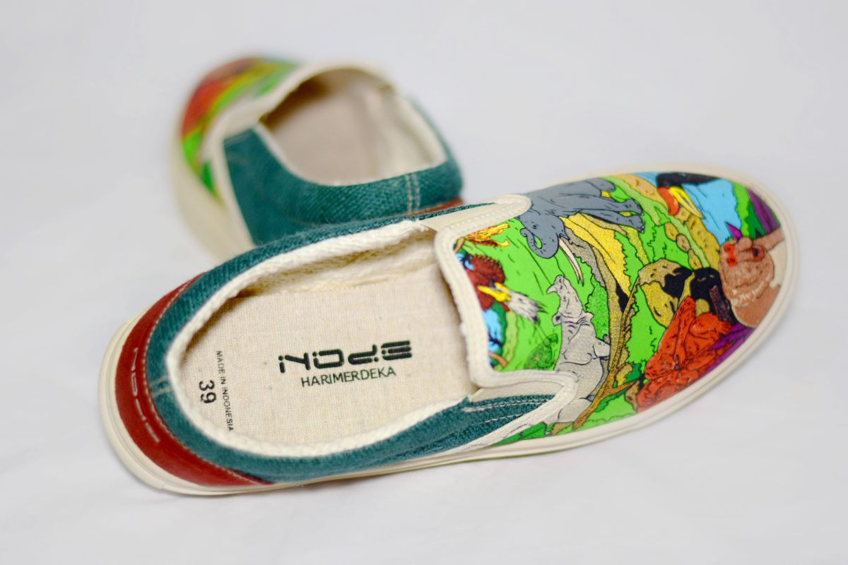 NODE hadirkan sepatu desain fauna langka Indonesia
