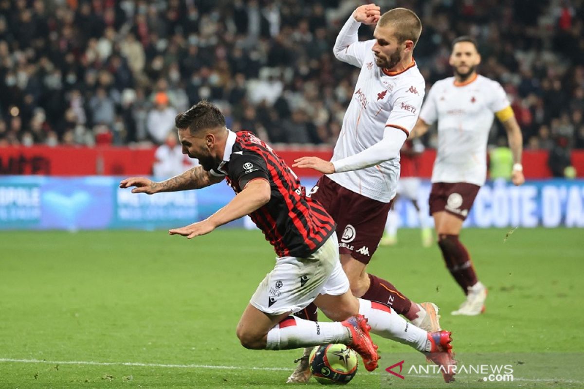 Liga Prancis - Nice dipermalukan tim juru kunci Metz