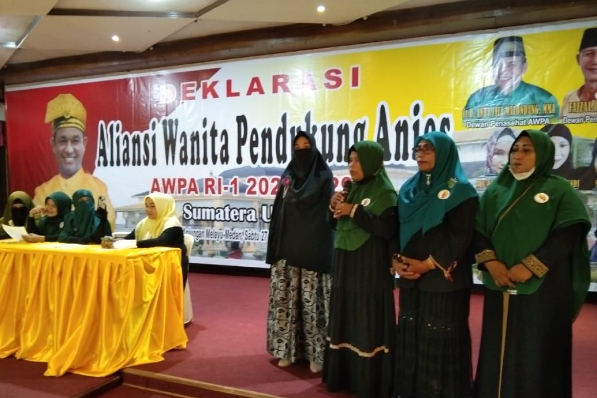 Perempuan Sumut juga deklarasi dukung Anies jadi capres