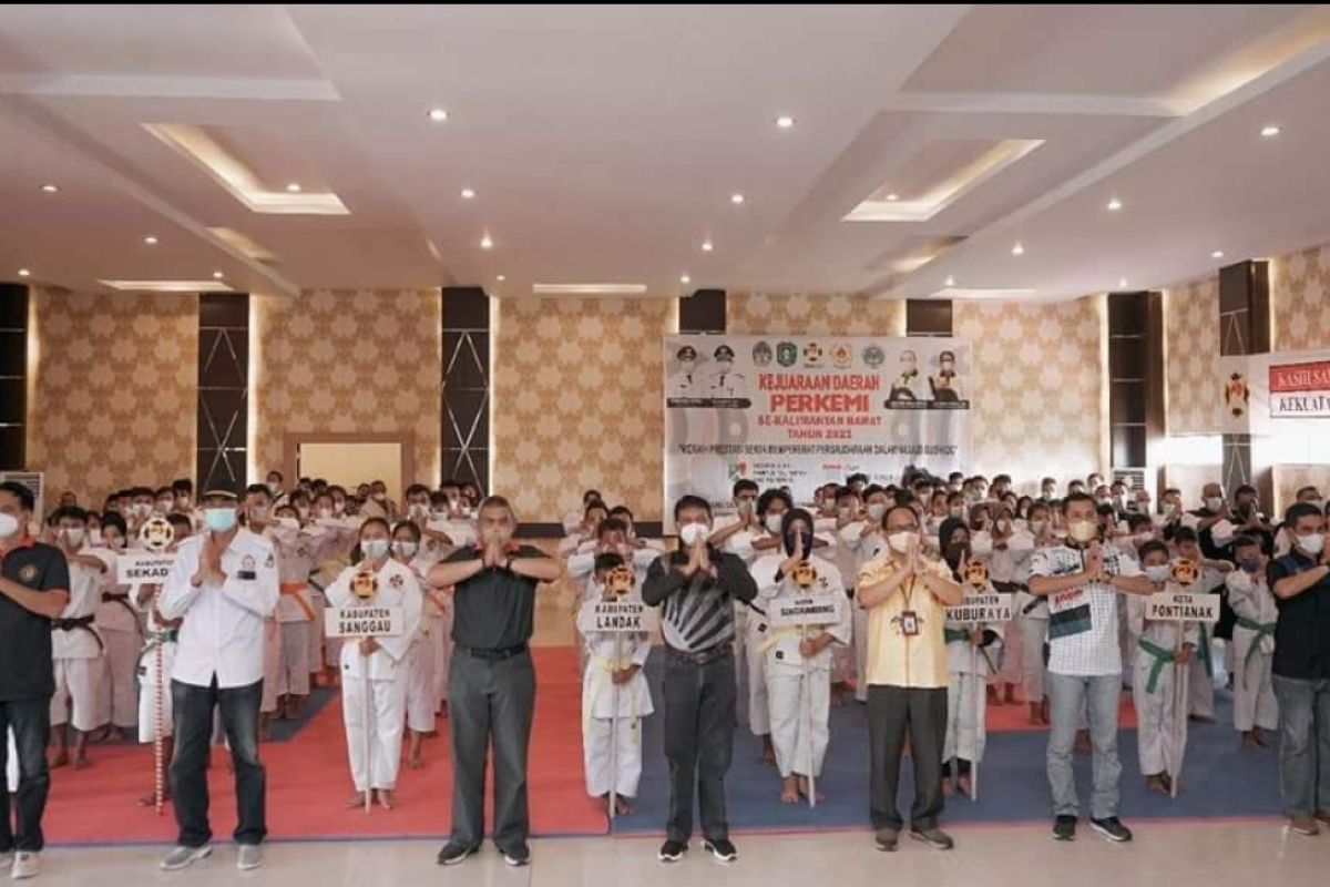 Wabup Ketapang buka kejuaraan kempo se-Kalbar tahun 2021