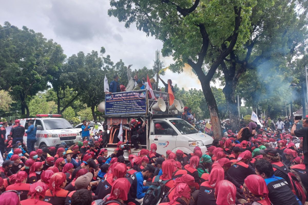 Wagub DKI Jakarta ingatkan buruh sampaikan aspirasi secara damai