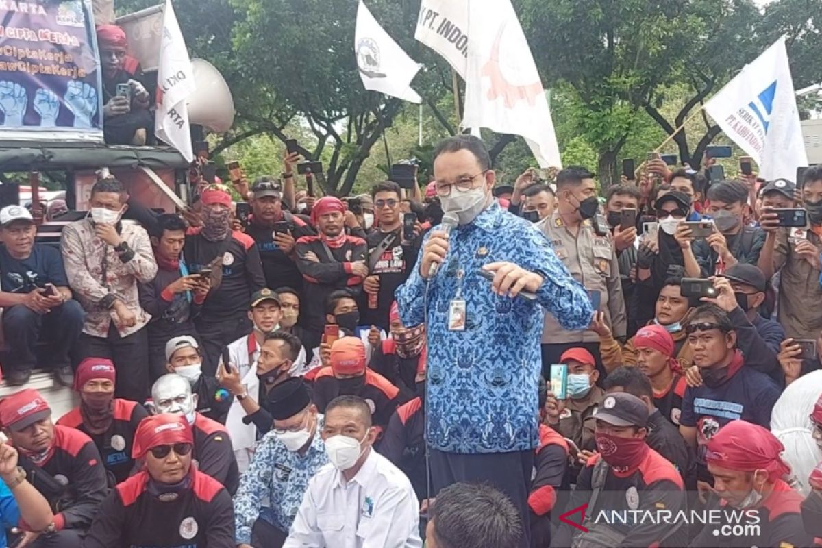 Ribuan buruh agendakan aksi demo terkait kenaikan UMP