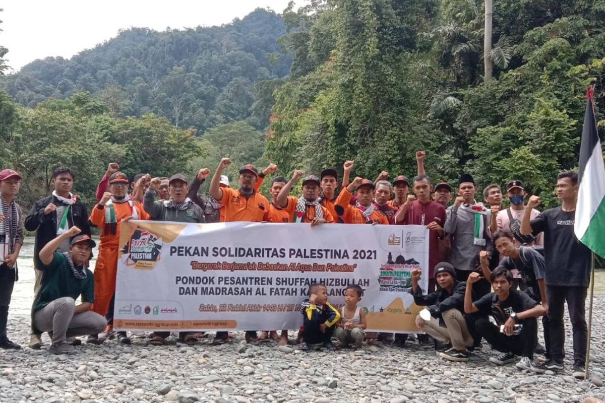 Lembaga KePalestinaan Sumut Aceh adakan kegiatan di Tangkahan Batang Serangan