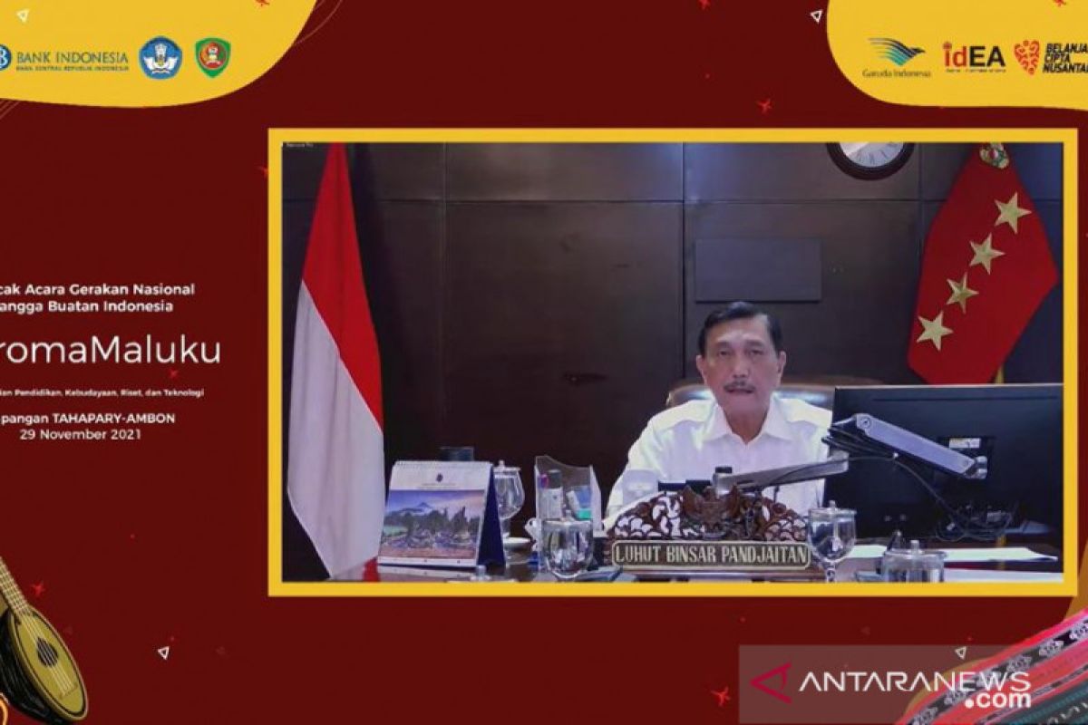 Luhut minta Bangga Buatan Indonesia masuk kurikulum pendidikan