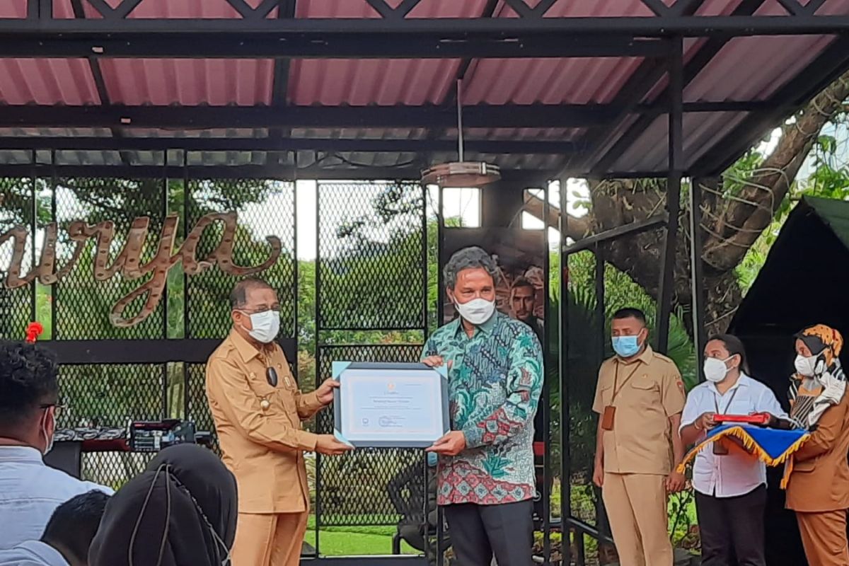 Benteng Nieuw Victoria terima sertifikat cagar budaya nasional