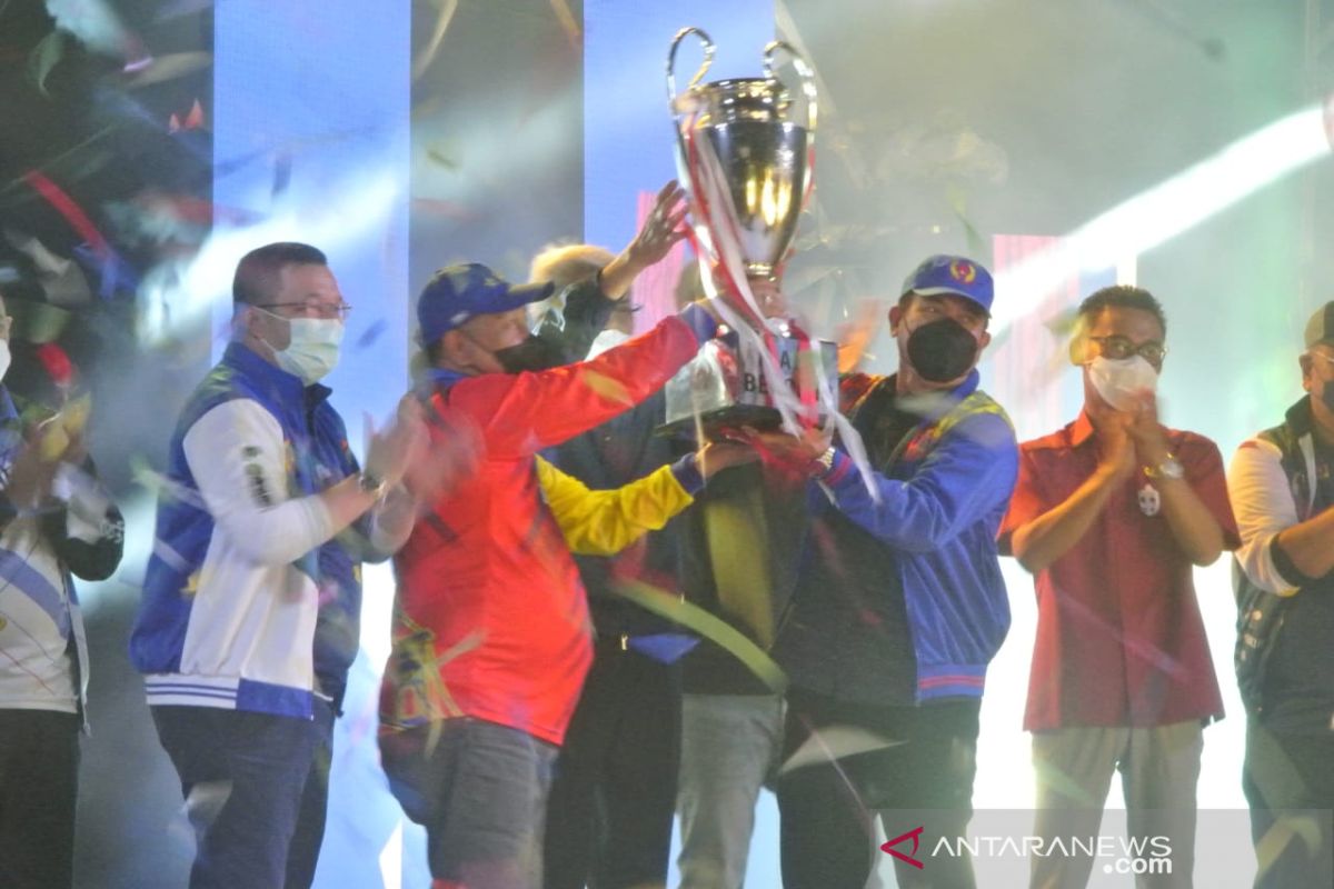 Kota Palembang juara umum Porprov Sumsel dengan meraih 341 medali