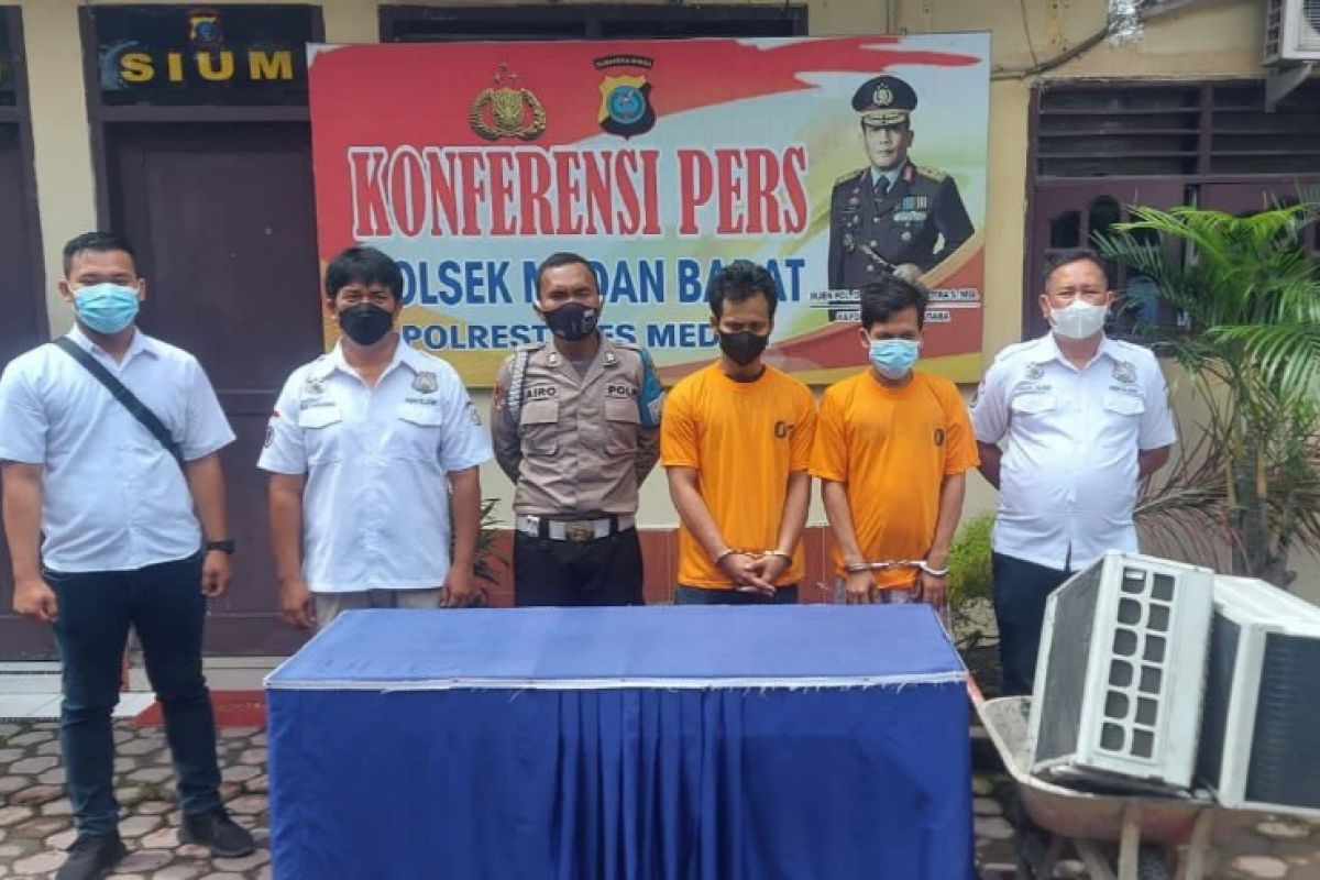 Polisi tangkap dua pencuri spesialis rumah kos di Medan