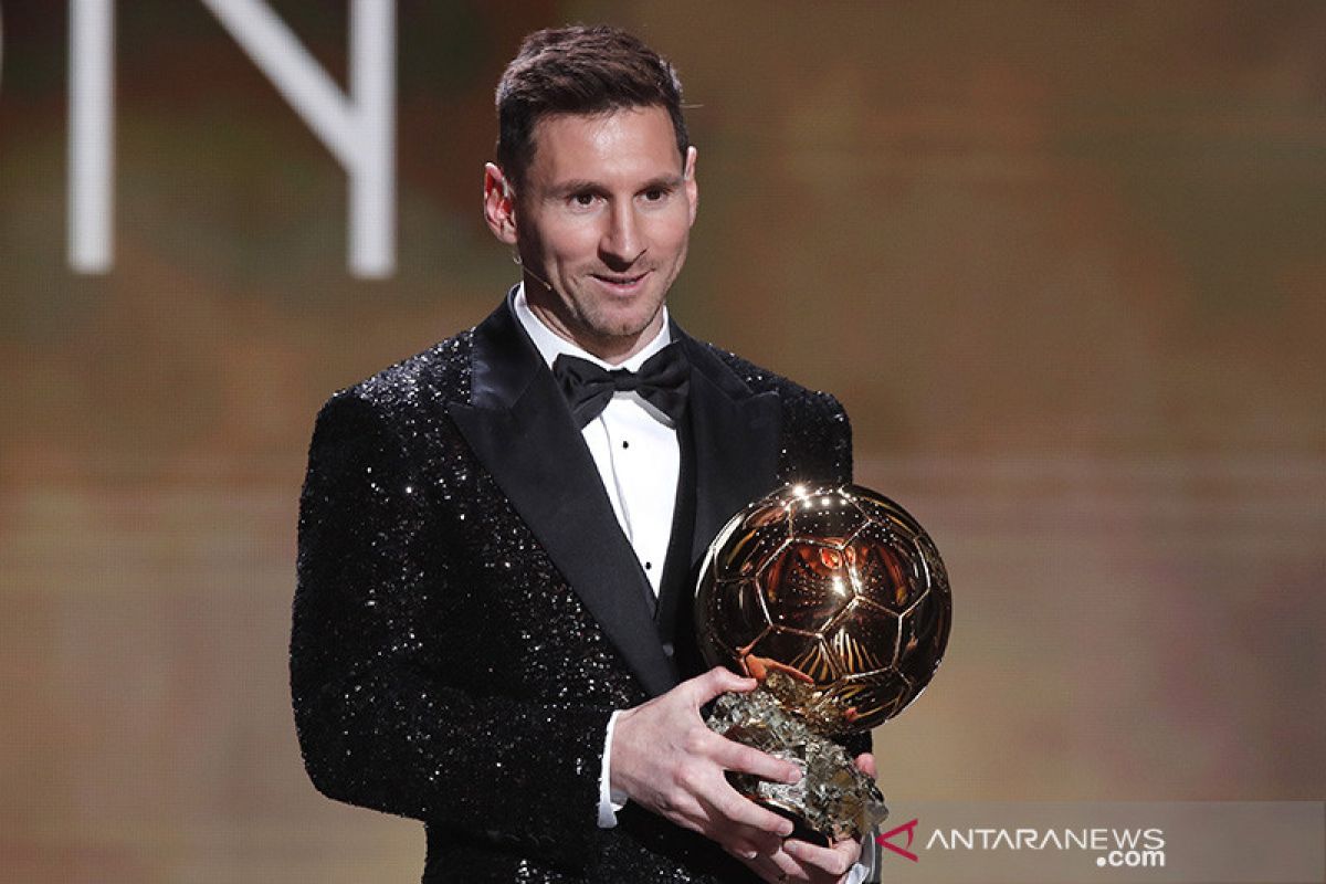 Messi raih Ballon d'Or untuk ketujuh kalinya