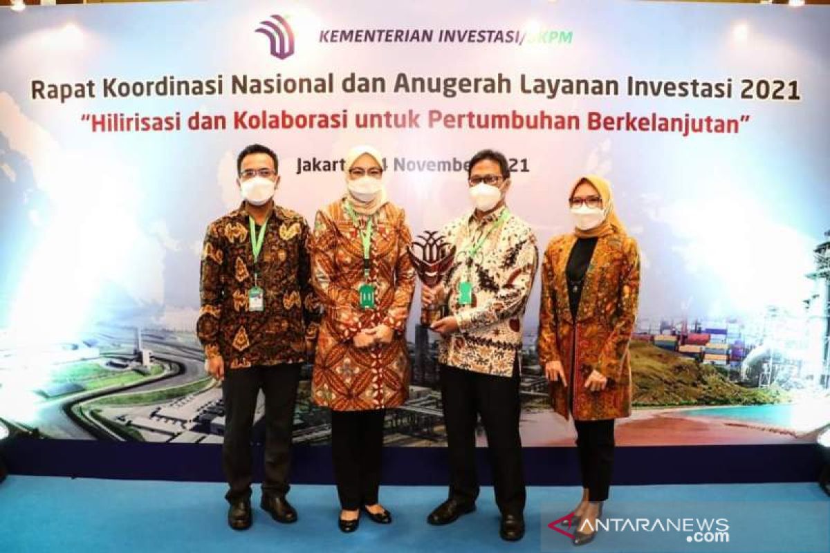 Pemkab Purwakarta Sabet Anugerah Layanan Investasi 2021