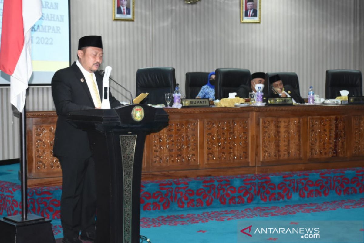 Sah, RAPBD Kampar tahun 2022 sebesar Rp2,4 triliun