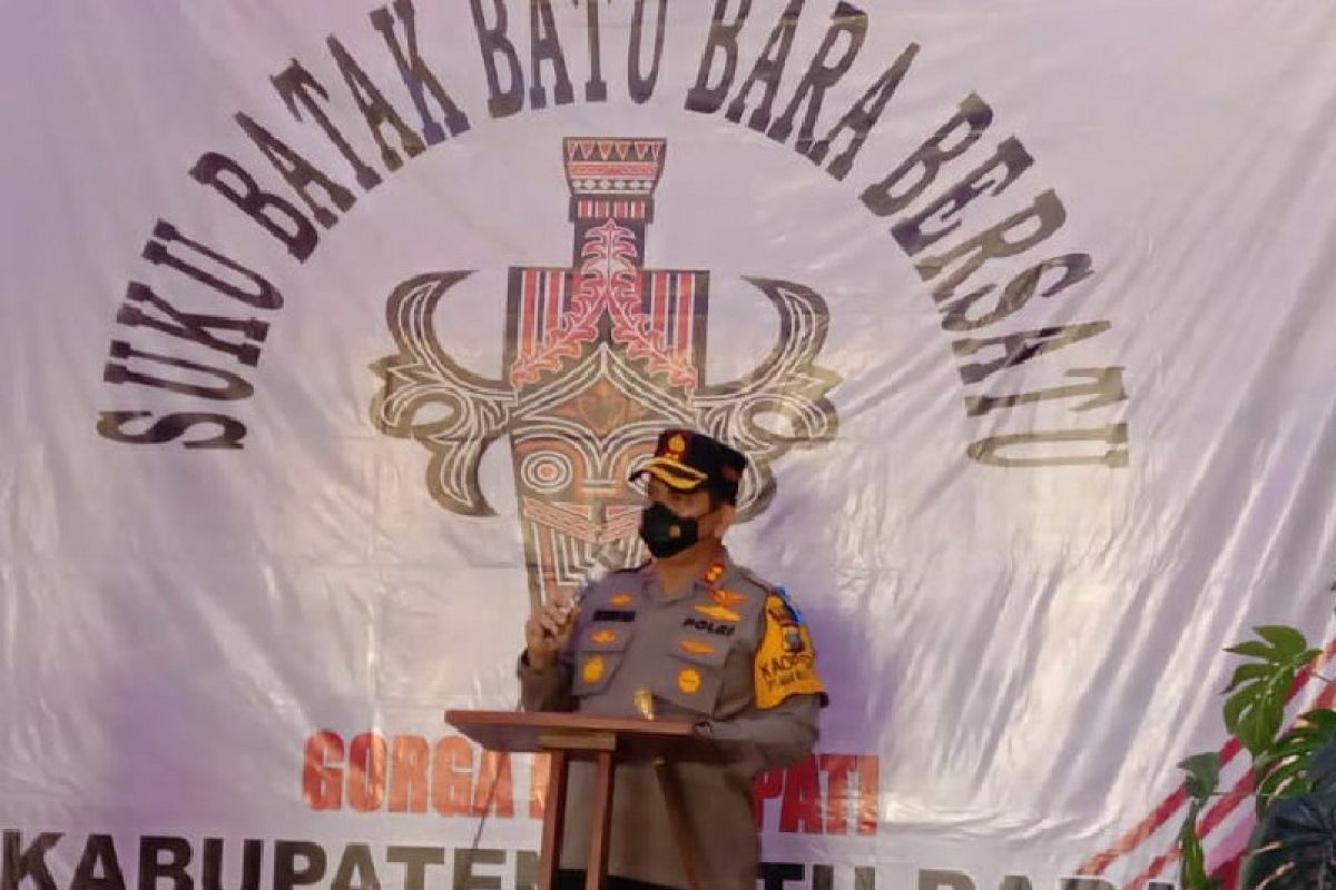 Kapolres Batubara minta kader suku Batak jaga kamtibmas