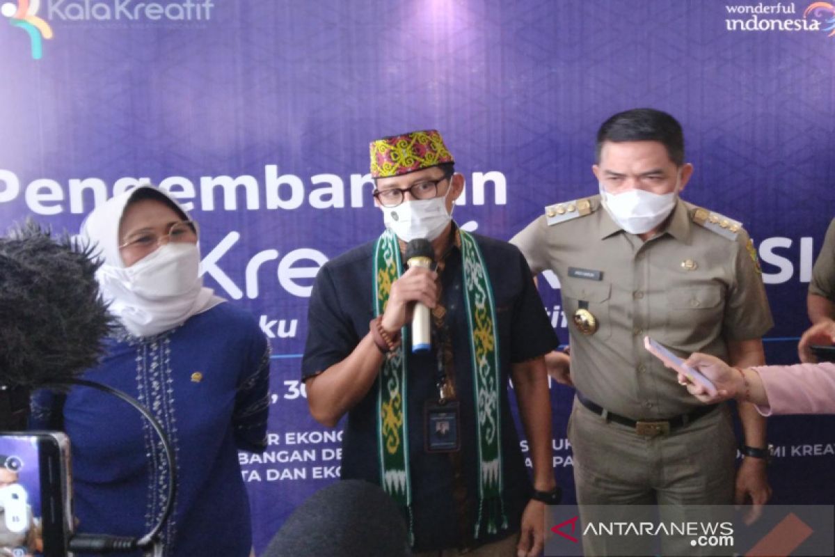 Sandiaga Uno harap ekonomi kreatif di Kaltim bisa bangkit