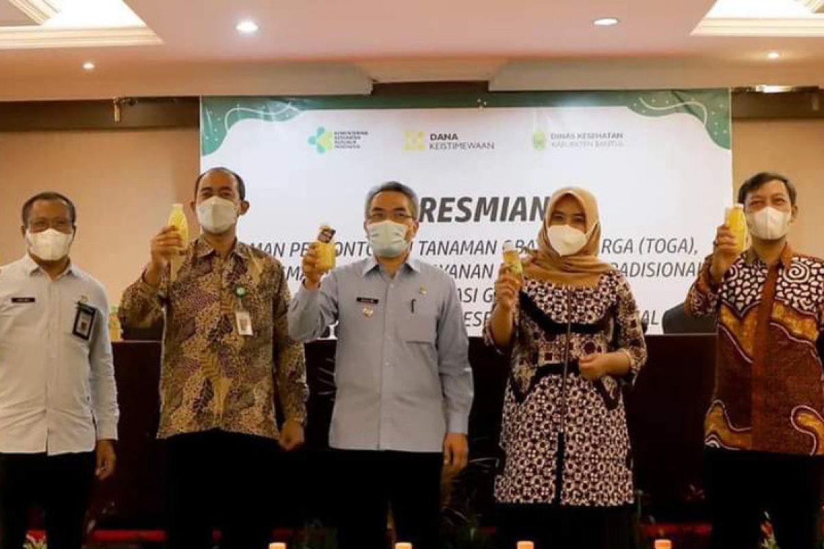 Bupati Bantul: Taman tanaman obat keluarga tingkatkan kesehatan masyarakat