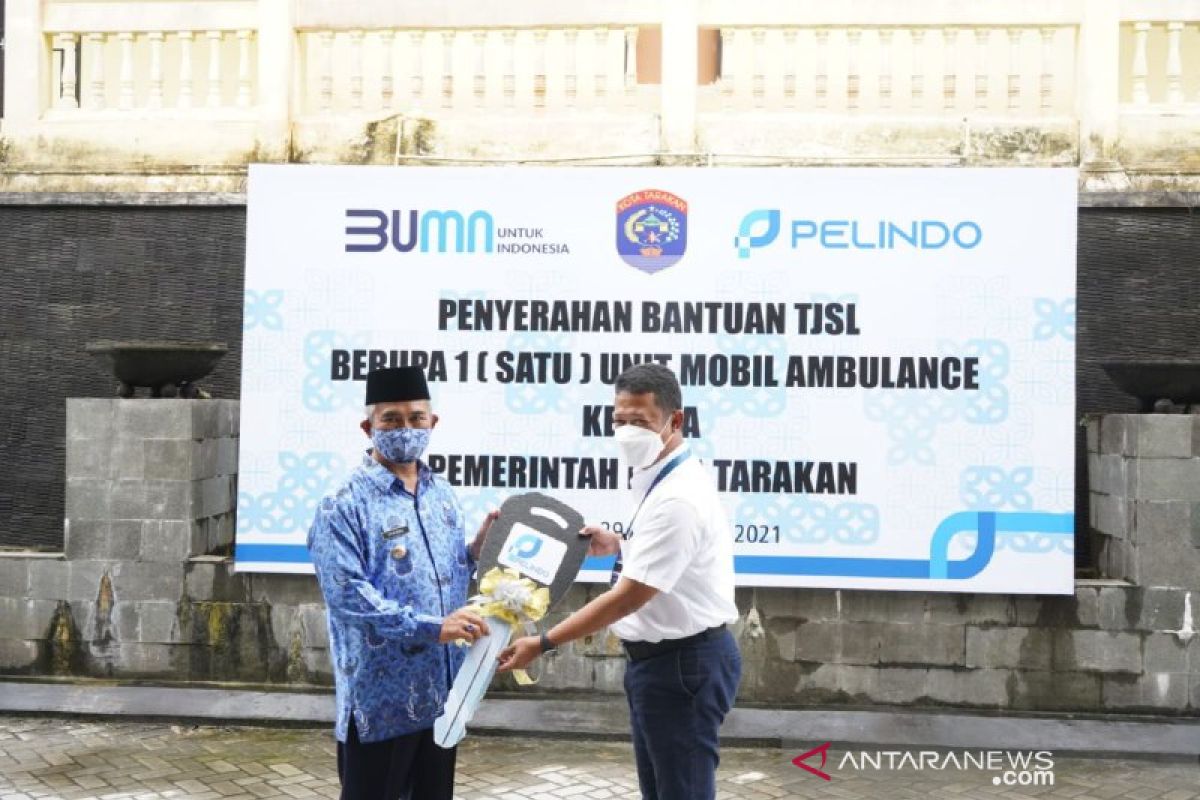 Pelindo Regional 4 serahkan bantuan ambulans ke Pemkot Tarakan Kaltara