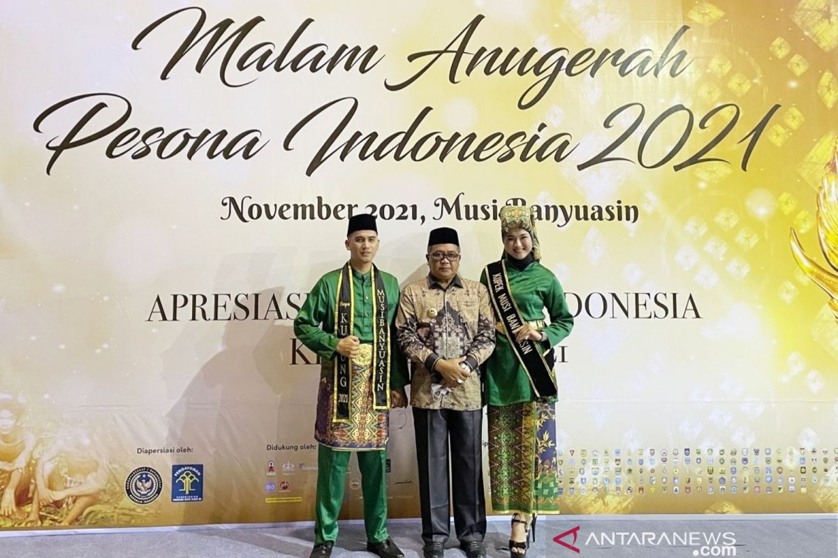 Bupati Aceh Barat hadiri malam Anugerah Pesona Indoensia 2021 di Sumatera Selatan