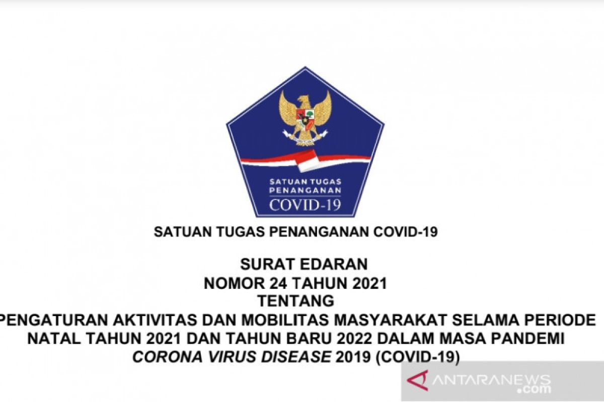 Pelaku perjalanan domestik Tahun Baru wajib vaksin dan bebas COVID-19