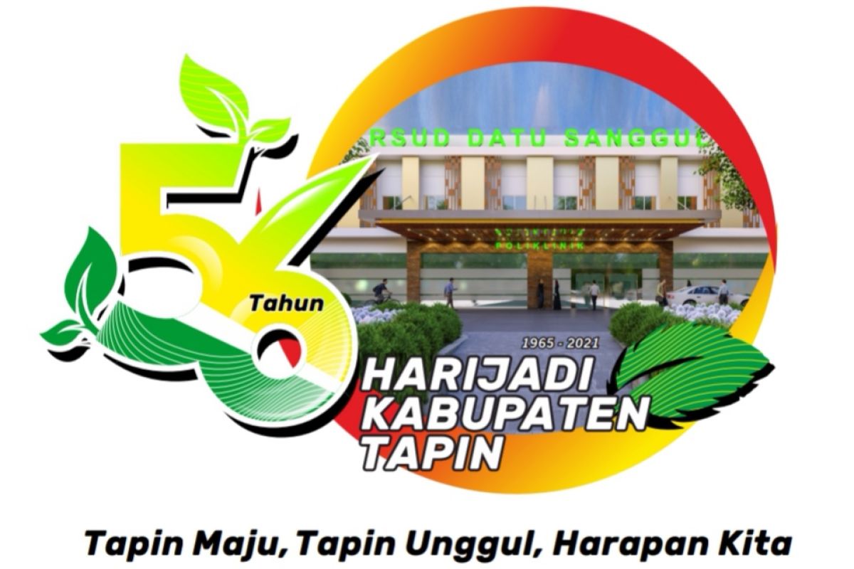 Logo HUT ke 56 Kabupaten Tapin lambangkan kesehatan hingga lingkungan