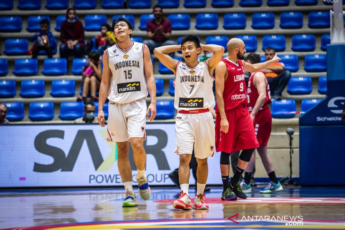 Indonesia kalah lagi dari Lebanon pada kualifikasi Piala Dunia FIBA zona Asia