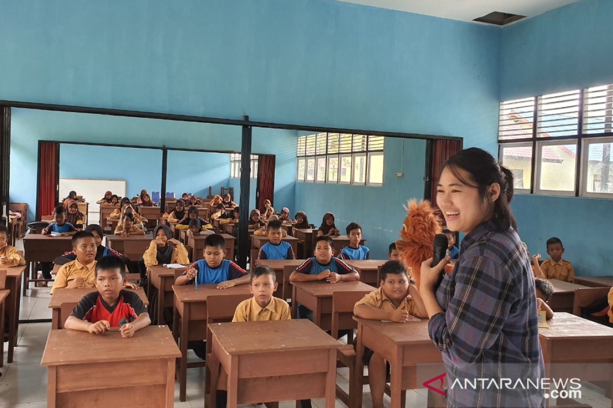 Yayasan Palung gelar ekspedisi pendidikan lingkungan menjaga satwa