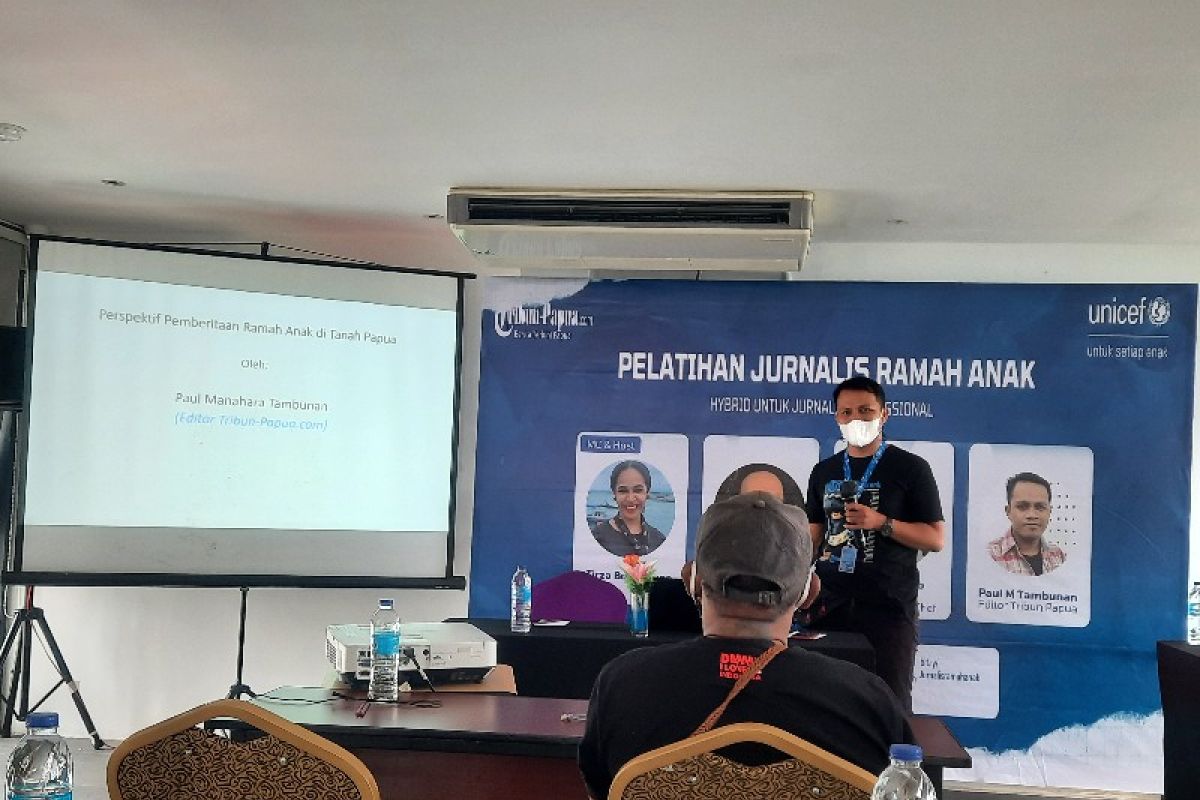 UNICEF-TRIBUN Papua gelar latihan jurnalis ramah anak