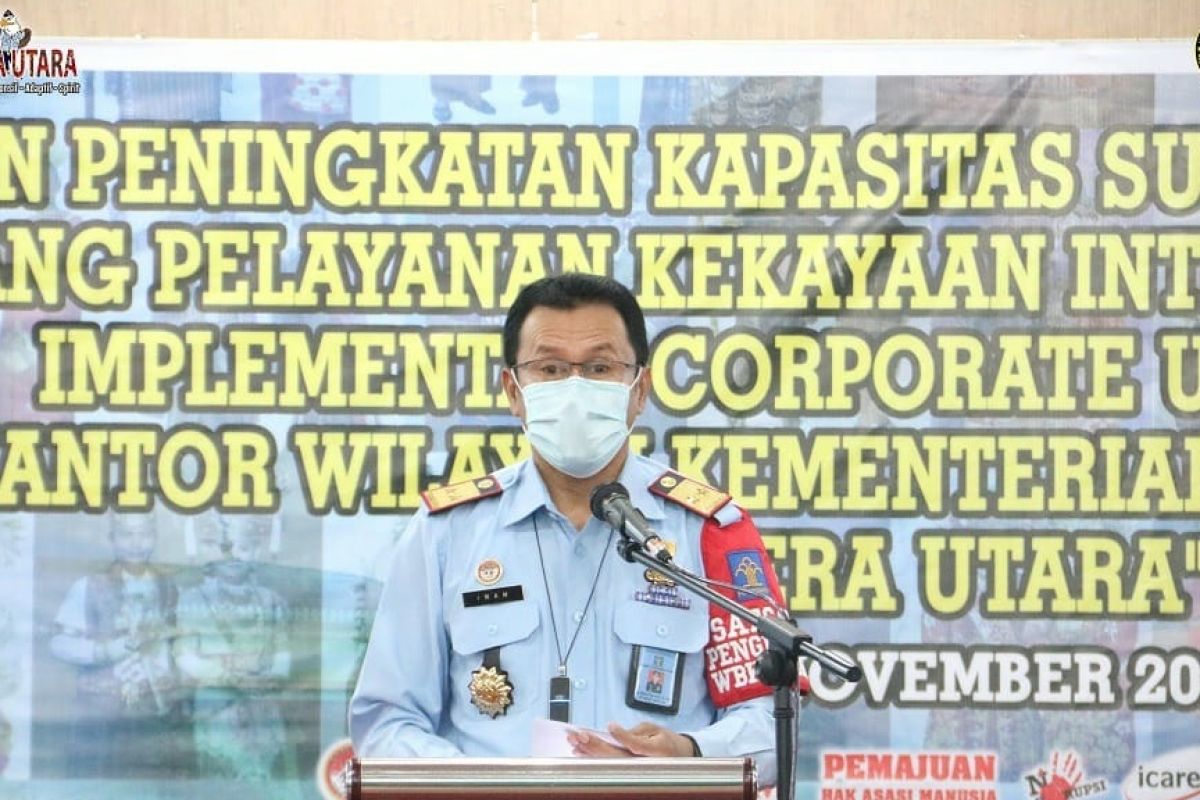 Kakanwil Kemenkumham Sumut buka kegiatan Corporate University