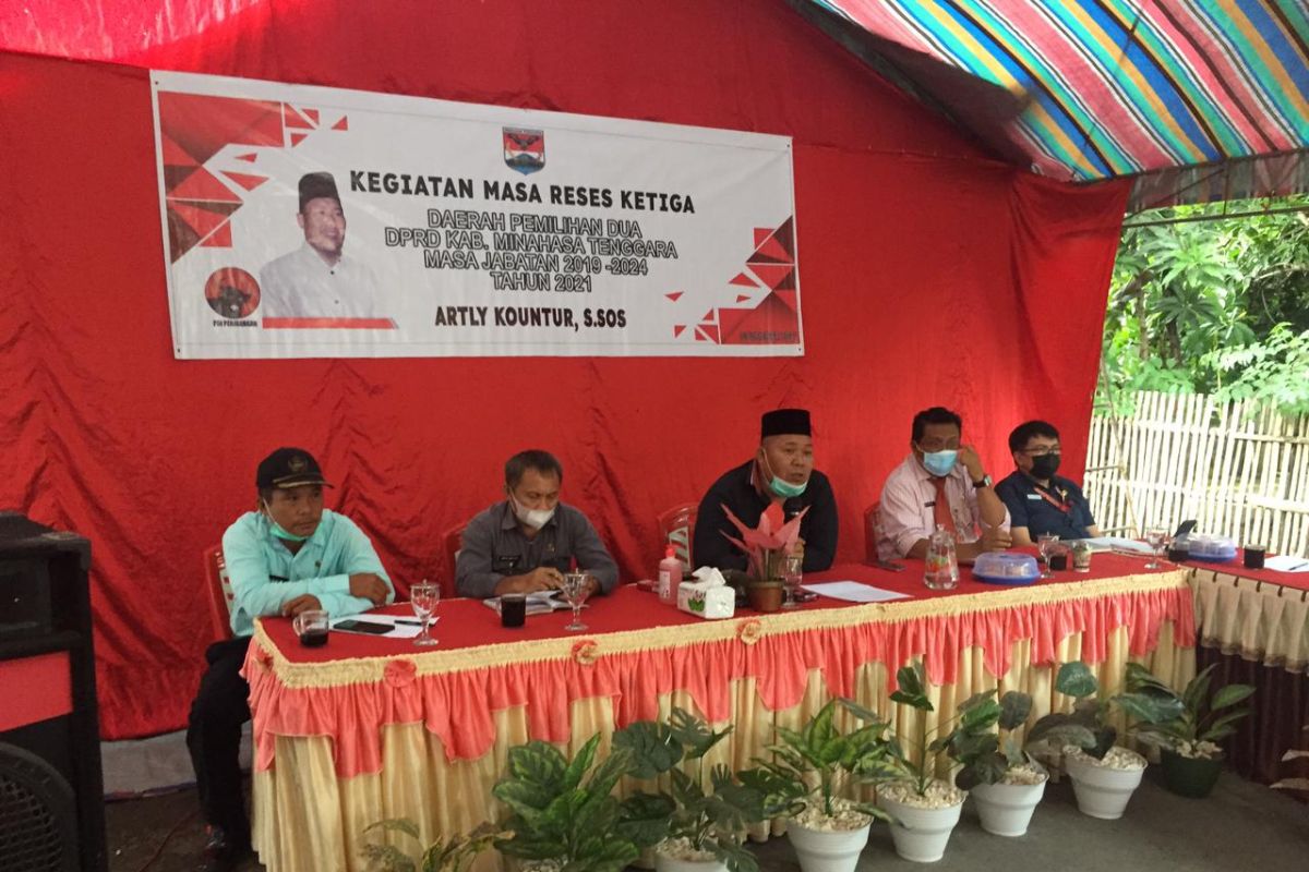 Ketua Komisi I DPRD Mitra serap sejumlah aspirasi warga Belang