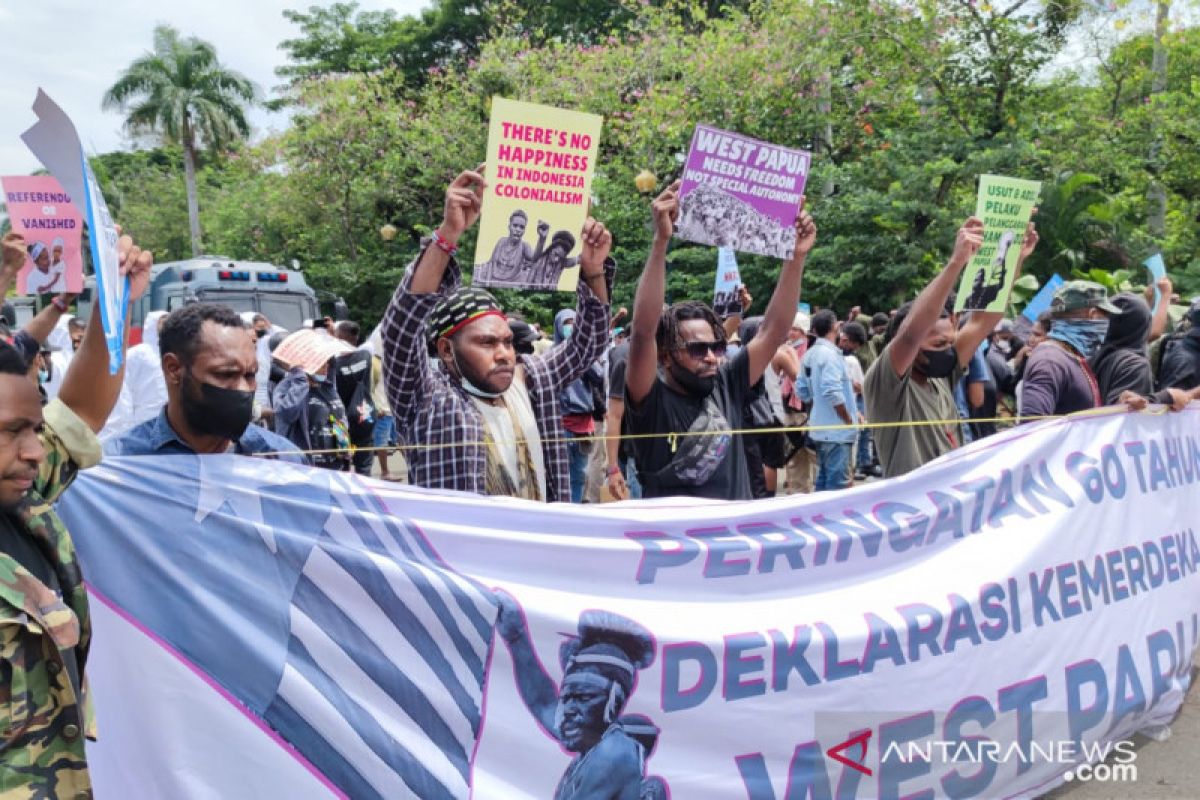 Aksi Rakyat Papua, polisi siapkan rekayasa jalan ke arah Istana