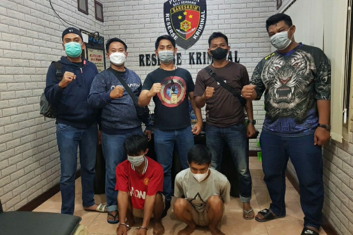 Kabur usai bobol rumah di Lubukpakam, 2 pelaku akhirnya ditangkap saat mengamen