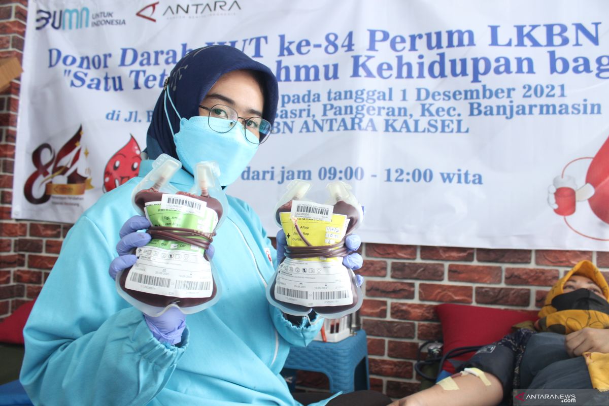 LKBN ANTARA Kalsel menggandeng PMI gelar donor darah