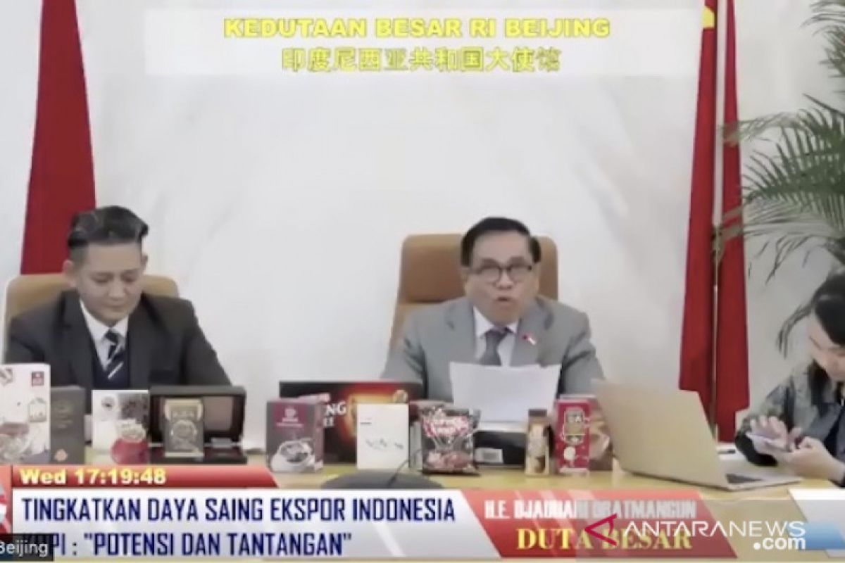 Dubes harap nilai perdagangan Indonesia-China di atas 100 miliar dolar