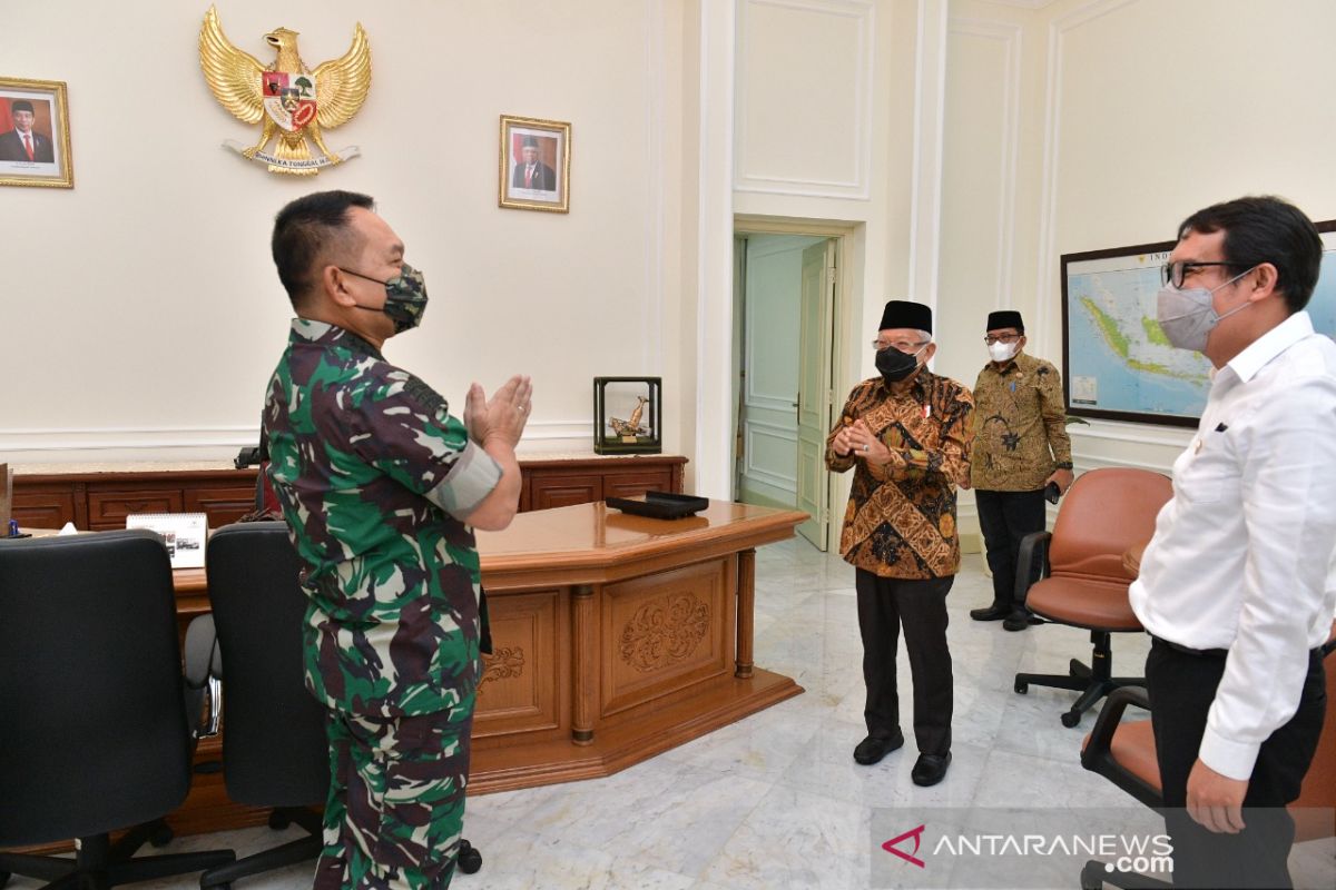 Wapres terima kunjungan Kasad bahas strategi keamanan di Papua