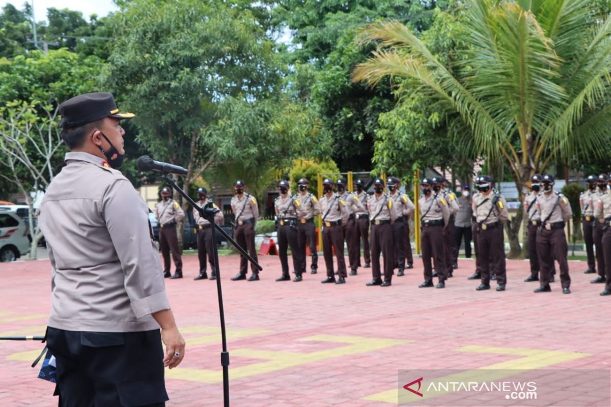 68 siswa Diktukba Polri SPN Mandalawangi latihan kerja di Polres Lebak