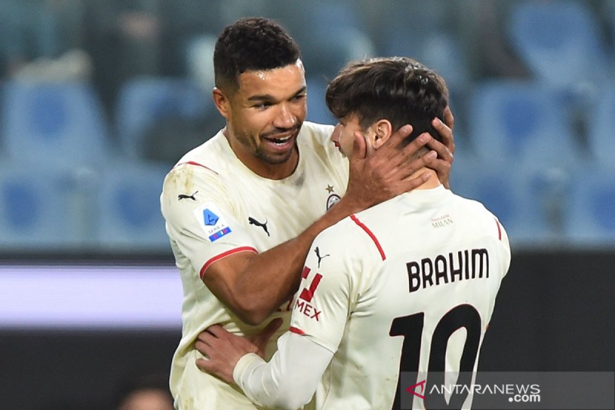 AC Milan kembali ke posisi kedua usai hajar Genoa 3-0, Napoli terjungkal di Sassuolo