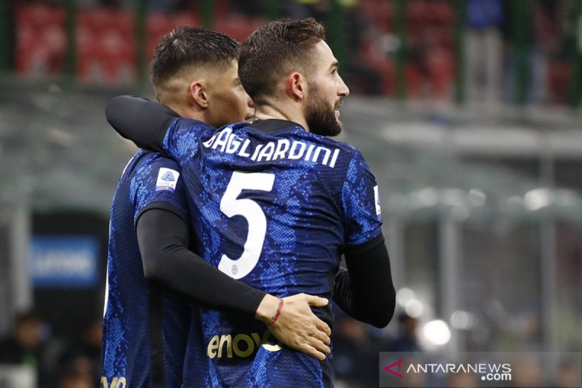 Inter Milan makin hebat merangsek ke puncak, Roma terpeleset lagi
