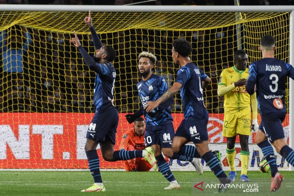 Liga Prancis - Marseille menyodok ke posisi kedua setelah pecundangi Nates 1-0