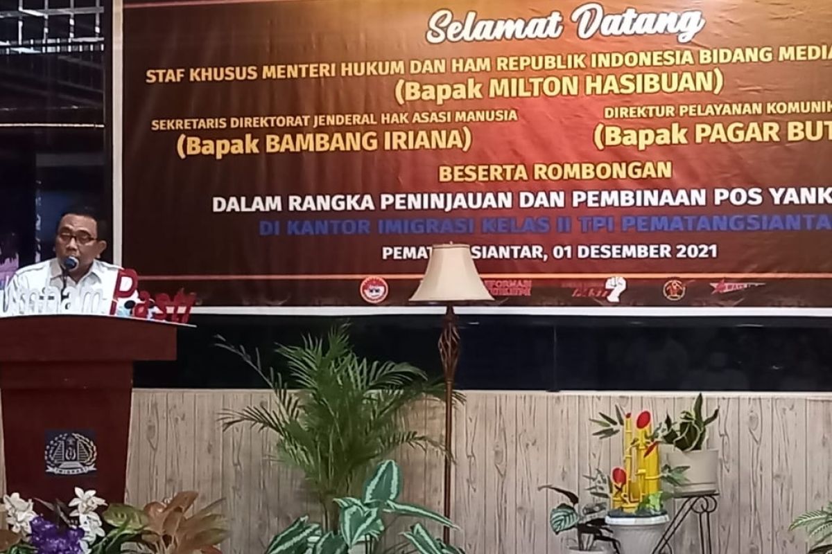 Staff Ahli Kemenkumham minta Pos Yankomas beri pelayanan prima