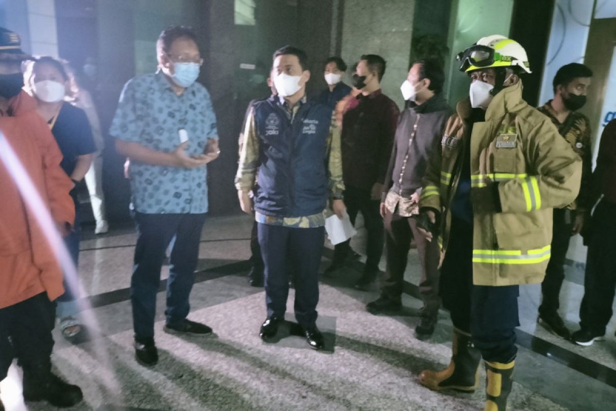 Wagub DKI: Lantai dua Gedung Cyber yang terbakar tidak punya jendela